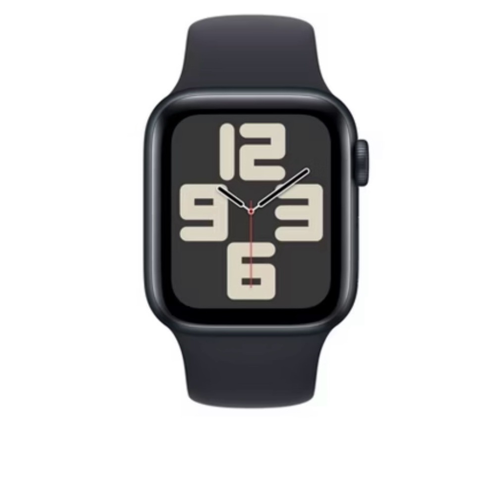 Black Apple Smartwatch SE. Comes with black watch band, no charger, brand new.